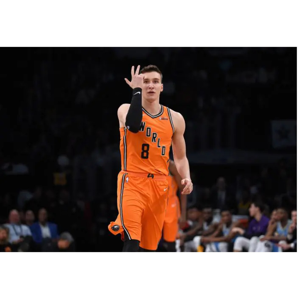 NBA 2018 Rising Stars Team World Player Issued Nike Shorts Sz 48 +2 3XL - Picture 16 of 16